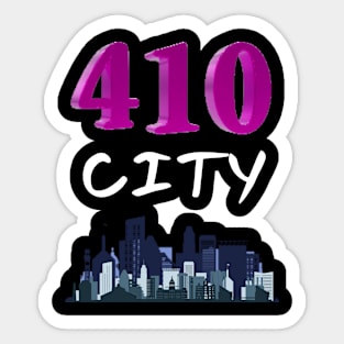 410 CITY BALTIMORE DESIGN Sticker